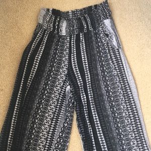 High waisted flare pants